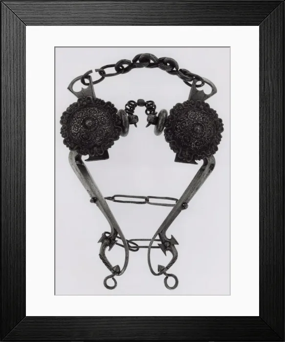 Framed Print : Curb Bit, Europe, southern, 18th century (?). Creator: Unknown Framed Print : Curb Bit, Europe, southern, 18th century (?). Creator: Unknown