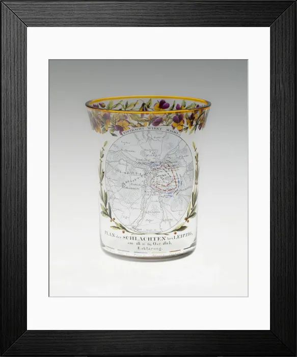 Framed Print : Beaker, Germany, 1813. Creator: Samuel Mohn Framed Print : Beaker, Germany, 1813. Creator: Samuel Mohn