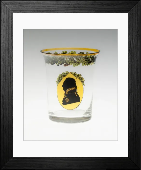 Framed Print : Beaker, Germany, 1814. Creator: Samuel Mohn Framed Print : Beaker, Germany, 1814. Creator: Samuel Mohn