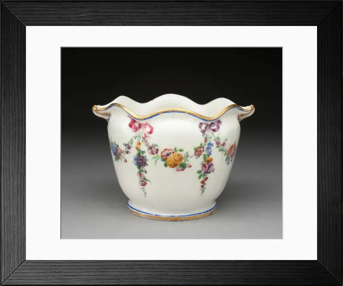 Framed Print : Wineglass Cooler, Sevres, 1758. Creators: Sevres Porcelain Manufactory Framed Print : Wineglass Cooler, Sevres, 1758. Creators: Sevres Porcelain Manufactory