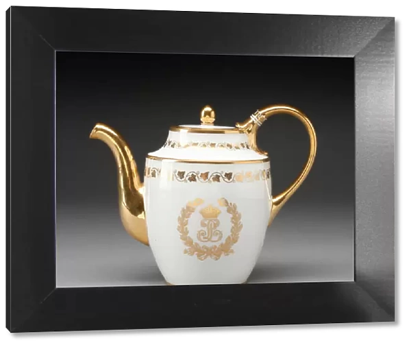 Teapot, Sevres, 1845. Creator: Sevres Porcelain Manufactory