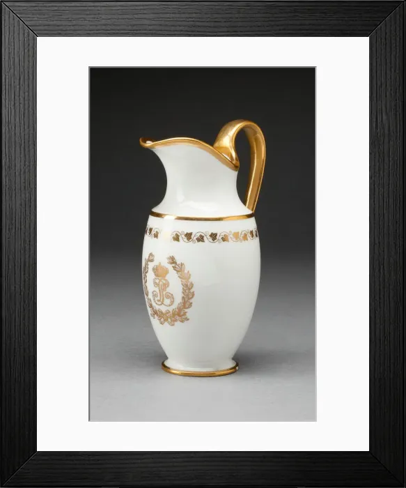 Framed Print : Pitcher, Sevres, 1845. Creator: Sevres Porcelain Manufactory Framed Print : Pitcher, Sevres, 1845. Creator: Sevres Porcelain Manufactory