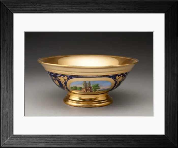 Framed Print : Bowl, Sevres, 1767 / 1833. Creator: Sevres Porcelain Manufactory Framed Print : Bowl, Sevres, 1767 / 1833. Creator: Sevres Porcelain Manufactory