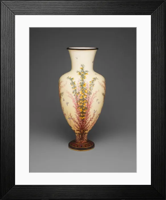 Framed Print : Vase d Arezzo, Sevres, 1884 / 85. Creators: Sevres Porcelain Manufactory Framed Print : Vase d Arezzo, Sevres, 1884 / 85. Creators: Sevres Porcelain Manufactory