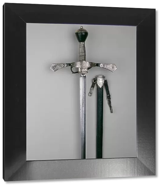 Sword with Scabbard for an Officer in the Bodyguard of the Elector of Saxony, Dresden, c