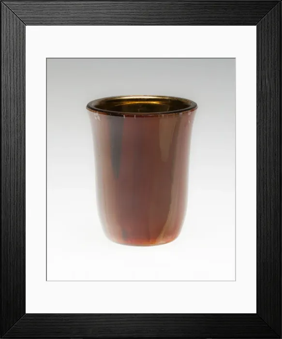 Framed Print : Lithyalin Beaker, Bohemia, c. 1830. Creator: Friedrich Egerman Framed Print : Lithyalin Beaker, Bohemia, c. 1830. Creator: Friedrich Egerman