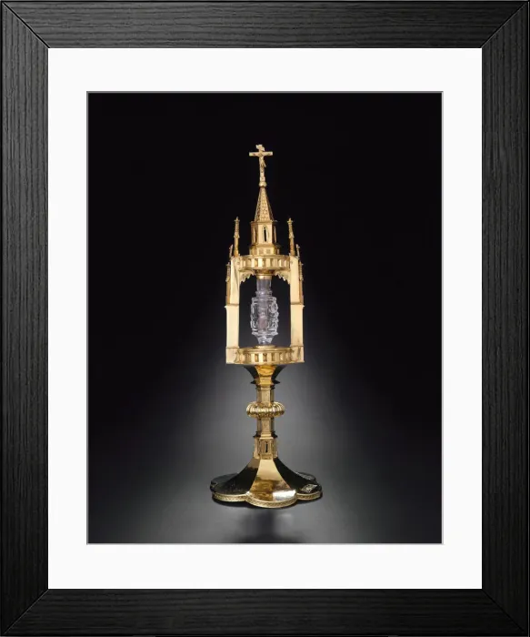 Framed Print : Reliquary Monstrance with a Tooth of Saint John the Baptist, Germany Framed Print : Reliquary Monstrance with a Tooth of Saint John the Baptist, Germany