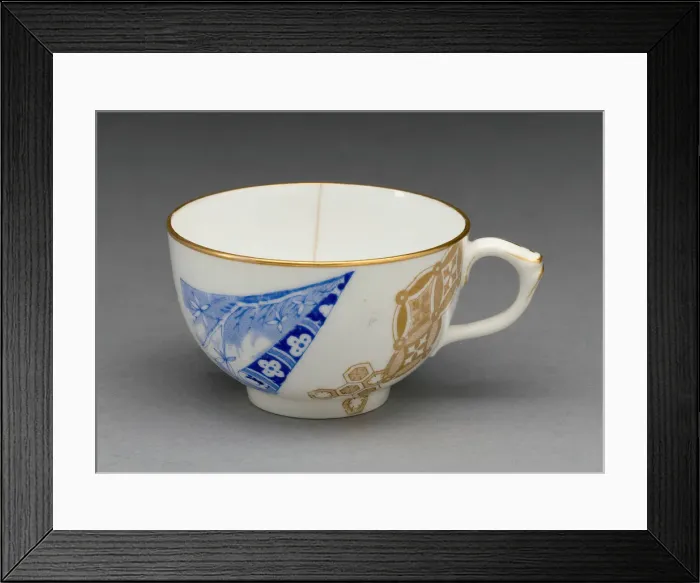 Framed Print : Cup, Worcester, 1878. Creator: Royal Worcester Framed Print : Cup, Worcester, 1878. Creator: Royal Worcester