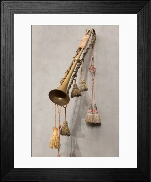 Framed Print : Natural Trumpet, Nuremberg, 1680 / 1720. Creator: Wilhelm Hs Framed Print : Natural Trumpet, Nuremberg, 1680 / 1720. Creator: Wilhelm Hs