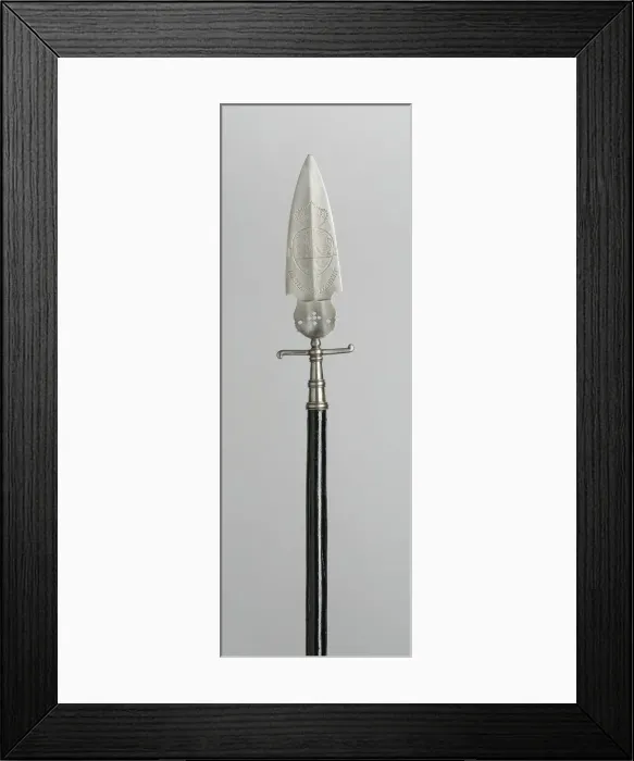 Framed Print : Spontoon of the Holstein Regtiment, Sweden, 1700 / 1800. Creator: Unknown Framed Print : Spontoon of the Holstein Regtiment, Sweden, 1700 / 1800. Creator: Unknown