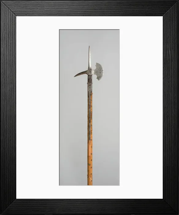 Framed Print : Poleaxe, Switzerland, 1500. Creator: Unknown Framed Print : Poleaxe, Switzerland, 1500. Creator: Unknown