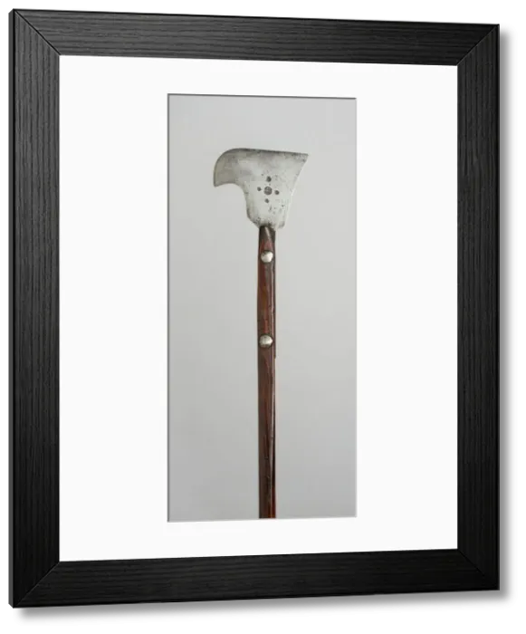 Framed Print : Fighting Axe, Switzerland, 18th century. Creator: Unknown Framed Print : Fighting Axe, Switzerland, 18th century. Creator: Unknown