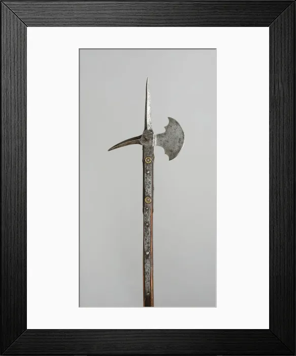 Framed Print : Poleaxe, Switzerland, 1500. Creator: Unknown Framed Print : Poleaxe, Switzerland, 1500. Creator: Unknown