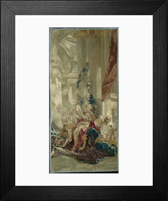 Framed Print : Psyches Entrance into Cupids Palace from the Story of Psyche, Beauvais, 1756 / 63 Framed Print : Psyches Entrance into Cupids Palace from the Story of Psyche, Beauvais, 1756 / 63