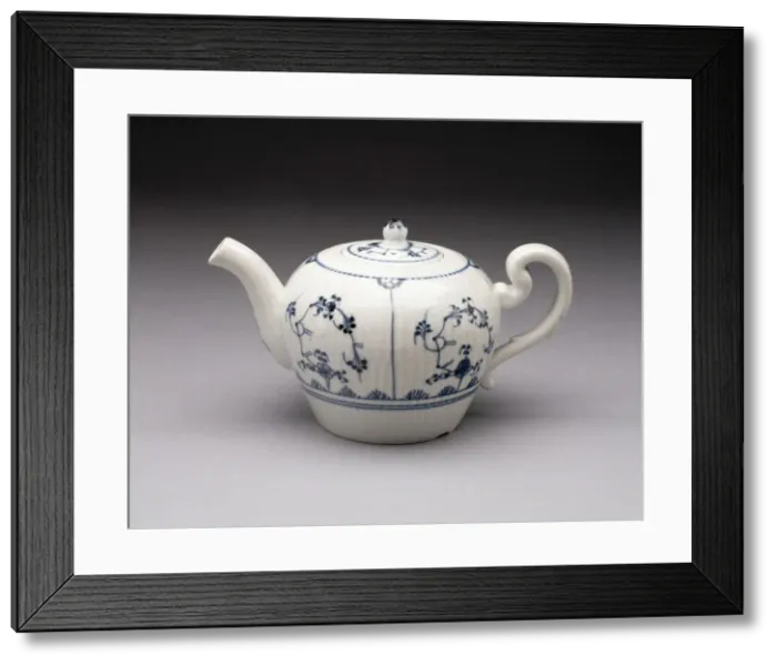 Framed Print : Teapot, Weesp, 1761 / 64. Creator: Weesp Porcelain Factory Framed Print : Teapot, Weesp, 1761 / 64. Creator: Weesp Porcelain Factory