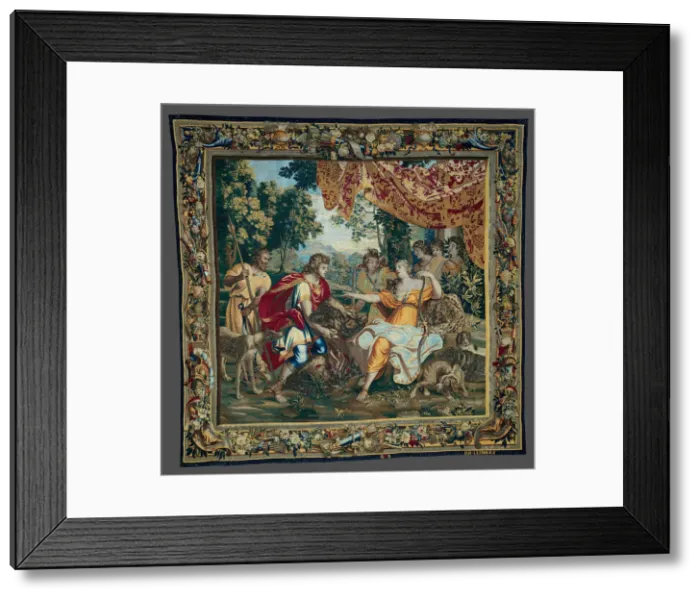 Framed Print : The Offering of the Boars Head, from The Story of Meleager and Atalanta, Brussels Framed Print : The Offering of the Boars Head, from The Story of Meleager and Atalanta, Brussels