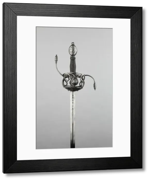 Framed Print : Rapier, Europe, western, 1630-40. Creator: Unknown Framed Print : Rapier, Europe, western, 1630-40. Creator: Unknown