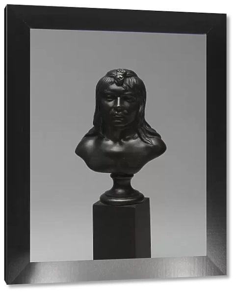 Bust of an American Indian, Modeled 1848  /  49, cast 1849. Creator: Henry Kirke Brown