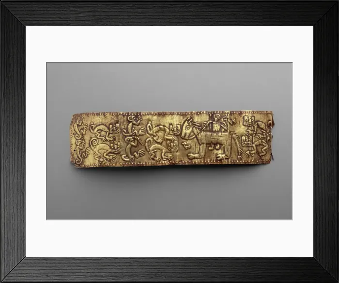 Framed Print : Armband Depicting Horse and Rider with Animals, 16th century, after 1532 Framed Print : Armband Depicting Horse and Rider with Animals, 16th century, after 1532