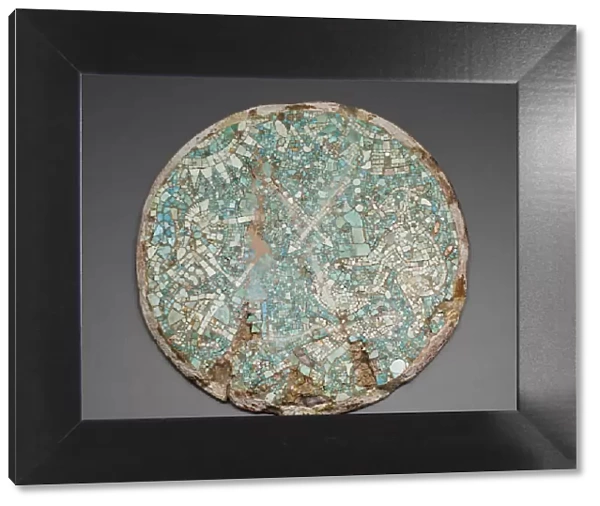 Mosaic Disk with a Mythological and Historical Scene, 1400  /  1500. Creator: Unknown