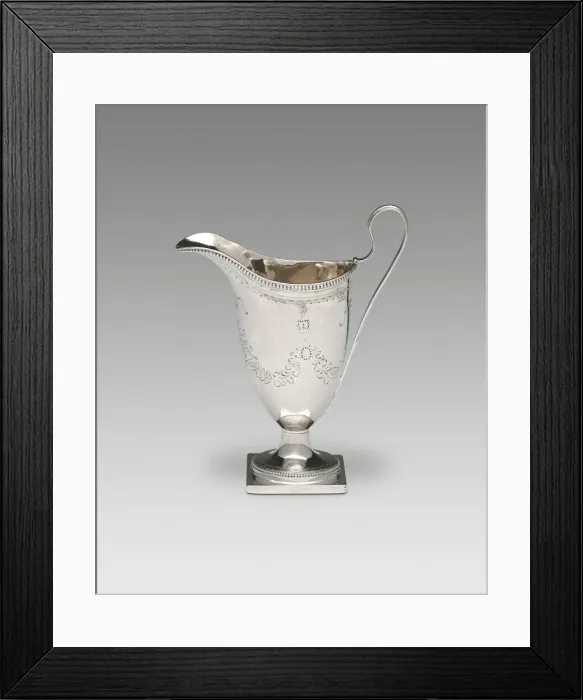 Framed Print : Milk Pot, 1784. Creator: Paul Revere Framed Print : Milk Pot, 1784. Creator: Paul Revere
