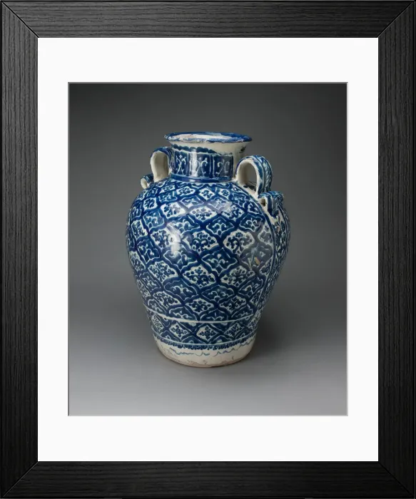 Framed Print : Vase, 1700 / 50. Creator: Unknown Framed Print : Vase, 1700 / 50. Creator: Unknown