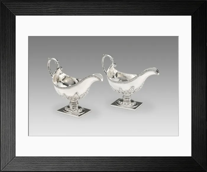 Framed Print : Pair of Sauceboats, 1852 / 61. Creator: Eoff & Shepard Framed Print : Pair of Sauceboats, 1852 / 61. Creator: Eoff & Shepard