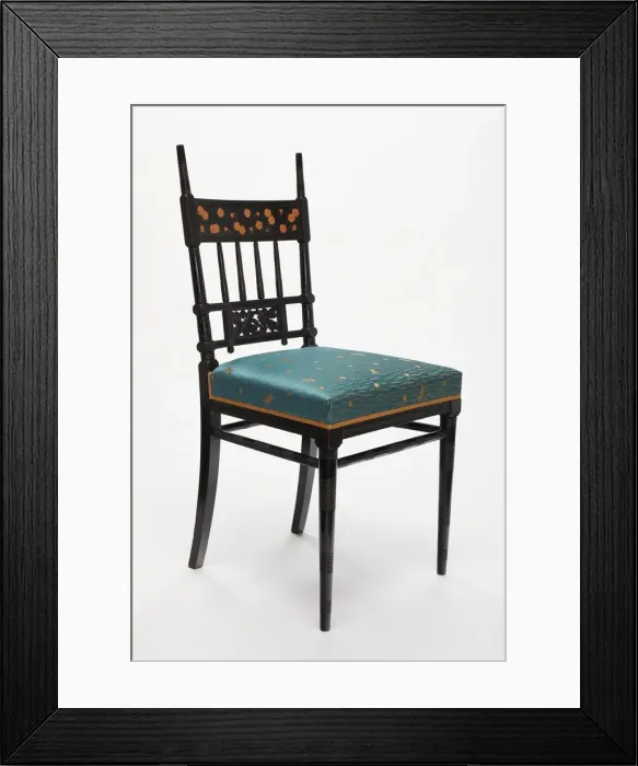 Framed Print : Side Chair, 1877 / 85. Creator: Herter Brothers Framed Print : Side Chair, 1877 / 85. Creator: Herter Brothers