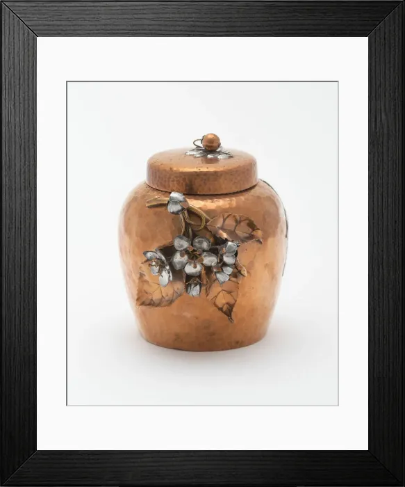 Framed Print : Tea Cannister, 1881 / 95. Creator: Gorham Manufacturing Company Framed Print : Tea Cannister, 1881 / 95. Creator: Gorham Manufacturing Company