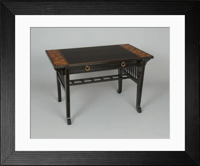 Framed Print : Table, c. 1878. Creator: Herter Brothers Framed Print : Table, c. 1878. Creator: Herter Brothers