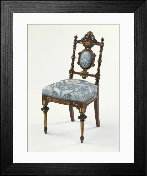 Framed Print : Side Chair, 1869 / 70. Creator: Herter Brothers Framed Print : Side Chair, 1869 / 70. Creator: Herter Brothers