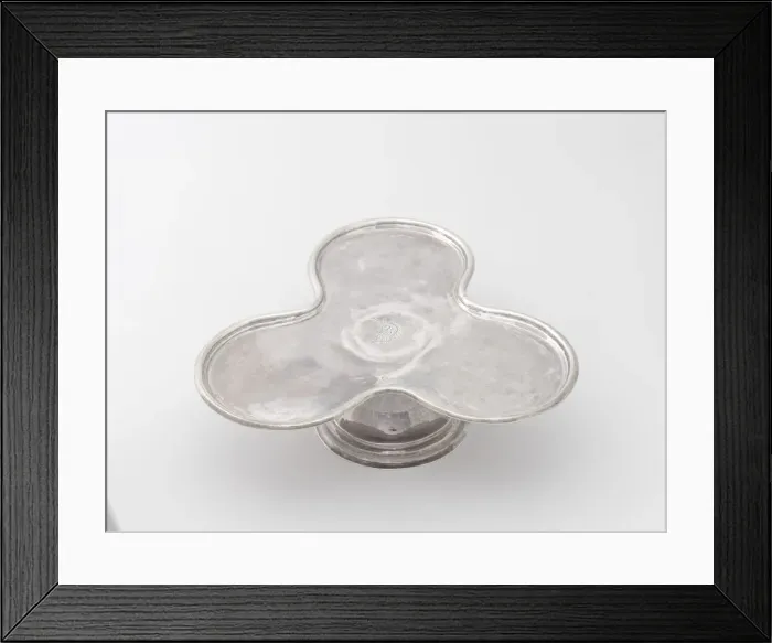 Framed Print : Salver, c. 1715. Creator: Edward Winslow Framed Print : Salver, c. 1715. Creator: Edward Winslow