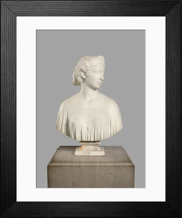 Framed Print : Ginevra, 1865 / 68. Creator: Hiram Powers Framed Print : Ginevra, 1865 / 68. Creator: Hiram Powers