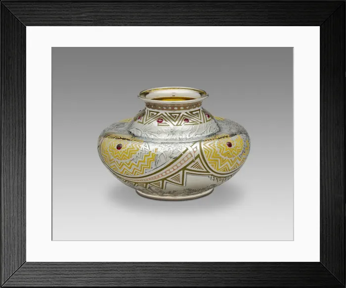 Framed Print : Pueblo Vase, 1893. Creator: Tiffany & Co Framed Print : Pueblo Vase, 1893. Creator: Tiffany & Co