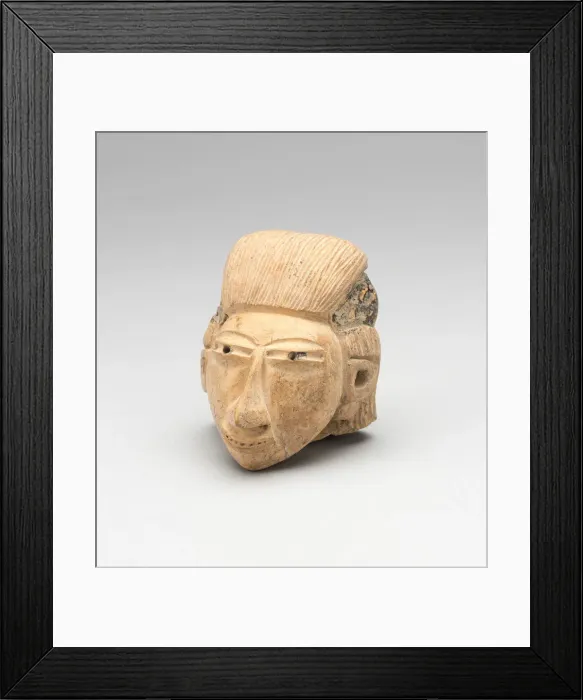 Framed Print : Head, A. D. 800 / 1400. Creator: Unknown Framed Print : Head, A. D. 800 / 1400. Creator: Unknown