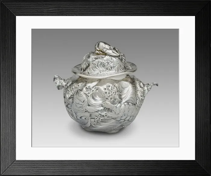 Framed Print : Tureen, 1883. Creator: Gorham Manufacturing Company Framed Print : Tureen, 1883. Creator: Gorham Manufacturing Company