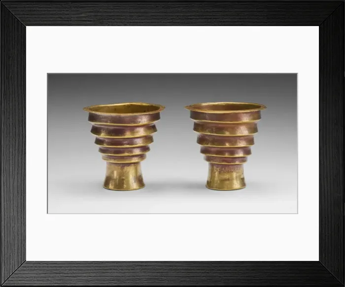 Framed Print : Pair of Beakers, A. D. 1450 / 1532. Creator: Unknown Framed Print : Pair of Beakers, A. D. 1450 / 1532. Creator: Unknown
