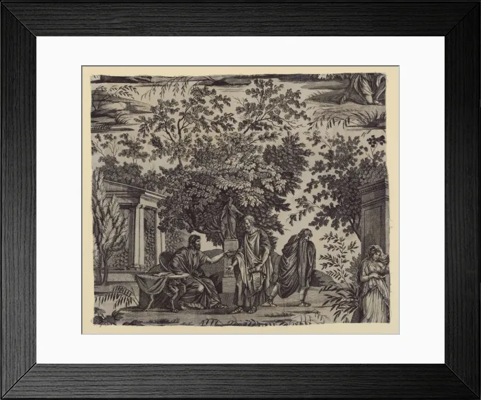 Framed Print : Achille reconnu par Ullysse (Achilles Recognized by Ulysses) (Furnishing Fabric), Nantes Framed Print : Achille reconnu par Ullysse (Achilles Recognized by Ulysses) (Furnishing Fabric), Nantes