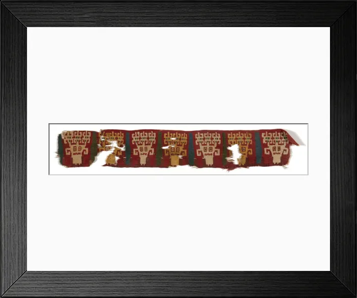 Framed Print : Fragment (Band), Peru, A. D. 700 / 900. Creator: Unknown Framed Print : Fragment (Band), Peru, A. D. 700 / 900. Creator: Unknown
