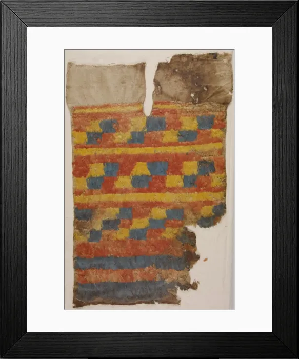 Framed Print : Fragment (Possibly From a Tunic), Peru, 600 / 1532 A. D Creator: Unknown Framed Print : Fragment (Possibly From a Tunic), Peru, 600 / 1532 A. D Creator: Unknown