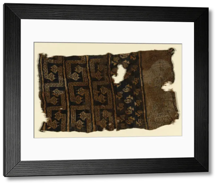 Framed Print : Fragment, Peru, A. D. 900 / 1470. Creator: Unknown Framed Print : Fragment, Peru, A. D. 900 / 1470. Creator: Unknown