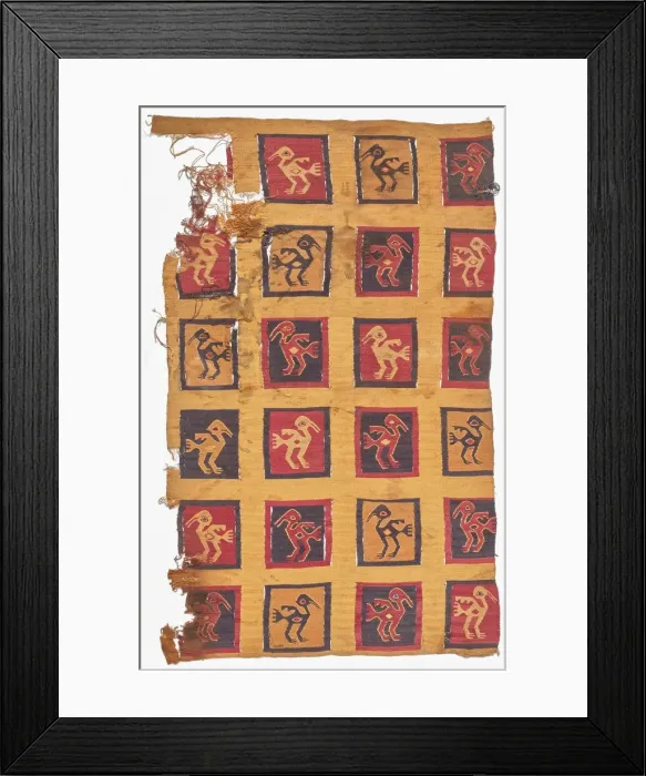 Framed Print : Fragment, Peru, A. D. 1250 / 1532. Creator: Unknown Framed Print : Fragment, Peru, A. D. 1250 / 1532. Creator: Unknown