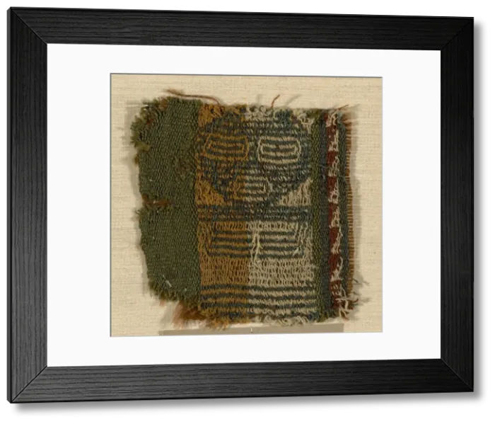 Framed Print : Fragment, Peru, A. D. 1476 / 1532. Creator: Unknown Framed Print : Fragment, Peru, A. D. 1476 / 1532. Creator: Unknown