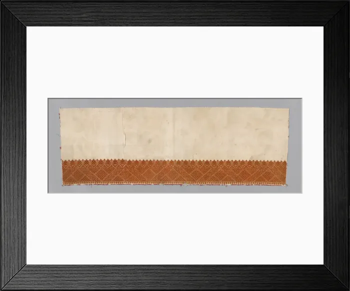 Framed Print : Fragment (Border), Russia, 19th century. Creator: Unknown Framed Print : Fragment (Border), Russia, 19th century. Creator: Unknown