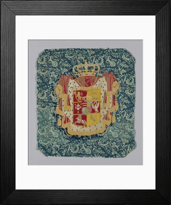 Framed Print : Coat of Arms of Alexander II, Russia, mid-late 19th century. Creator: Unknown Framed Print : Coat of Arms of Alexander II, Russia, mid-late 19th century. Creator: Unknown