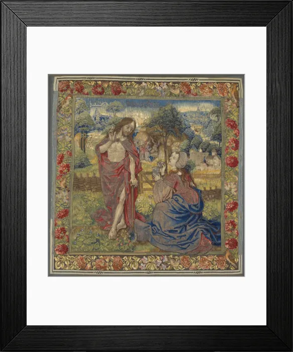 Framed Print : Christ Appearing to Mary Magdalene ('Noli Me Tangere'), Southern Netherlands Framed Print : Christ Appearing to Mary Magdalene ('Noli Me Tangere'), Southern Netherlands