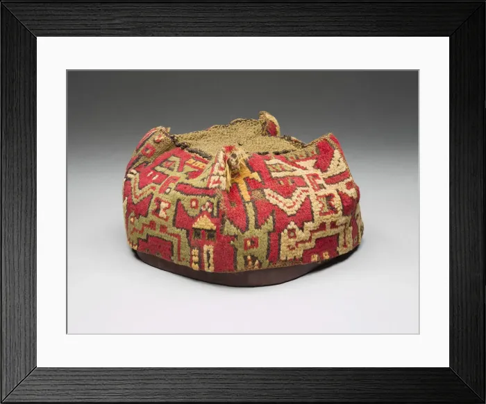 Framed Print : Hat, Peru, A. D. 600 / 900. Creator: Unknown Framed Print : Hat, Peru, A. D. 600 / 900. Creator: Unknown