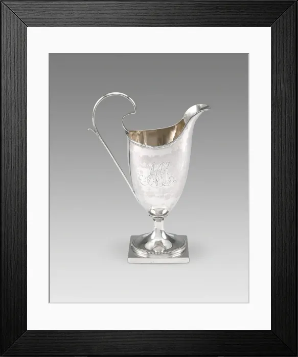 Framed Print : Milk Pot, 1785 / 94. Creator: Bancroft Woodcock Framed Print : Milk Pot, 1785 / 94. Creator: Bancroft Woodcock