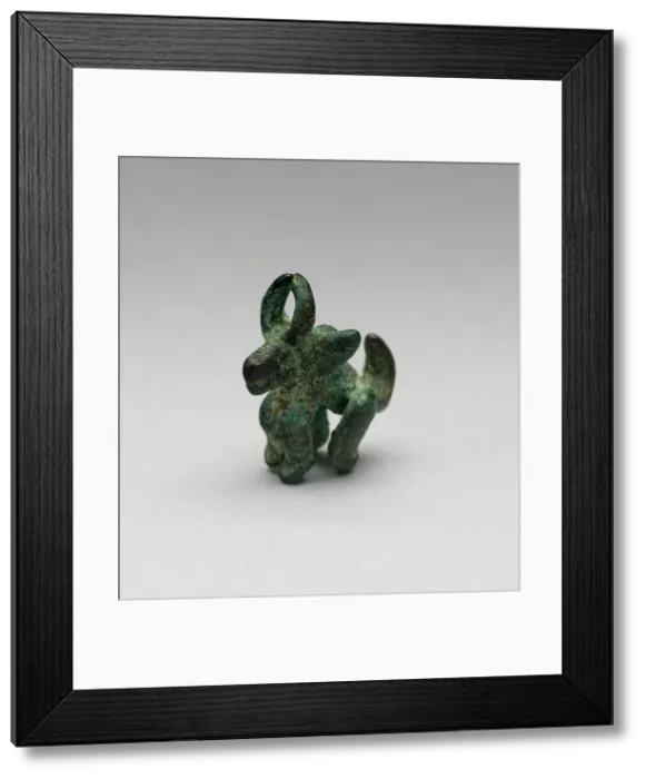 Framed Print : Figure of a Deer, Possibly Finial of a Pin, c. 1000 / 1470. Creator: Unknown Framed Print : Figure of a Deer, Possibly Finial of a Pin, c. 1000 / 1470. Creator: Unknown