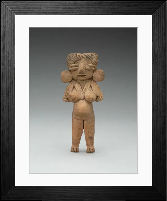 Framed Print : Female Figure, 500 / 300 B. C. Creator: Unknown Framed Print : Female Figure, 500 / 300 B. C. Creator: Unknown